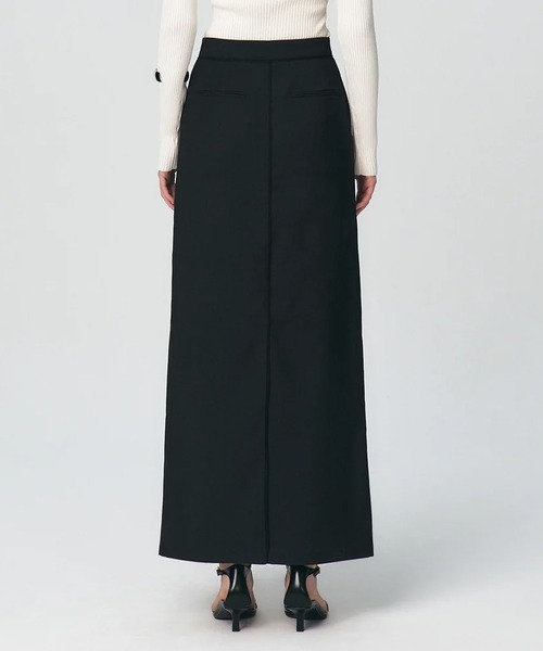 KUME/クメ Fringe Wasit H-line Skirt ロングスカート（スカート