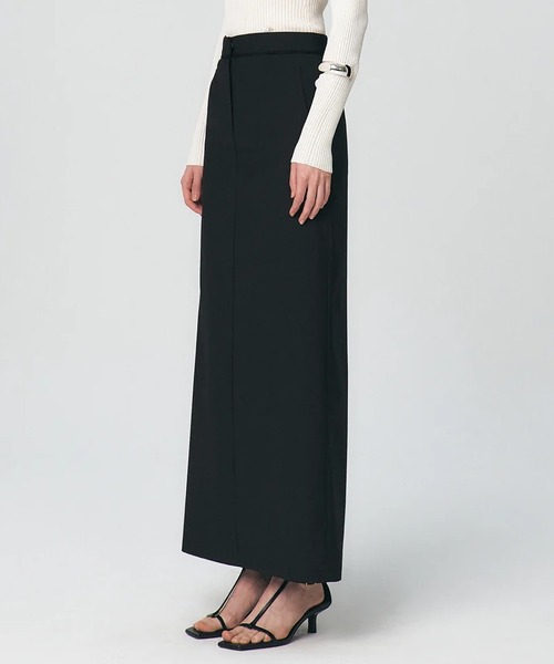 KUME/クメ Fringe Wasit H-line Skirt ロングスカート（スカート