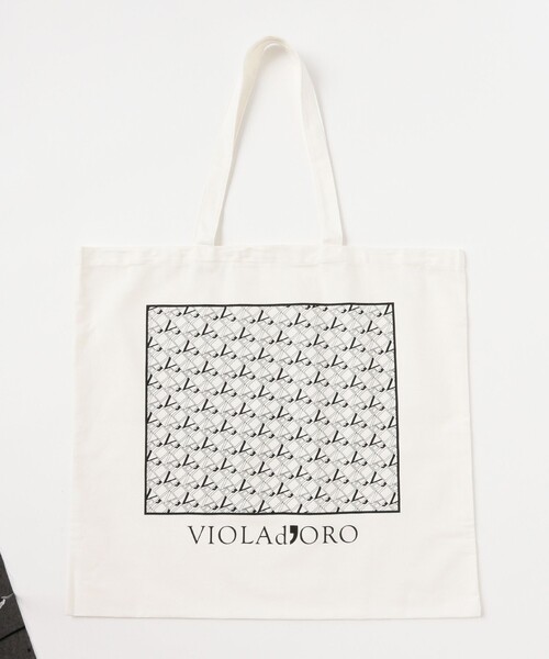 VIOLAd'ORO（ヴィオラドーロ）の「VIOLAd'ORO / ボンディング ナイロン ショルダーバッグ（ショルダーバッグ・レディース・ブラック・ONE SIZE）」の2枚目の写真
