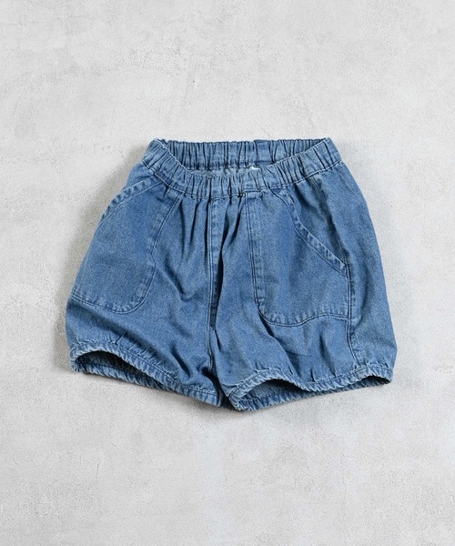 MARKEY'S(マーキーズ)の「デニムホットパンツ(デニムパンツ・キッズ・ライトブルー/ブラック・90/100/110/120/80/130/140/150)」の9枚目の写真