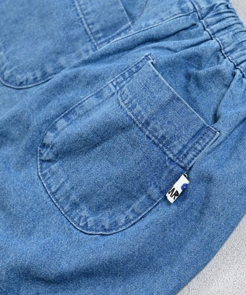 MARKEY'S(マーキーズ)の「デニムホットパンツ(デニムパンツ・キッズ・ライトブルー/ブラック・90/100/110/120/80/130/140/150)」の15枚目の写真