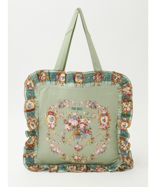 【US限定】♡ PINK おしゃれ トートBAG ♡ セール】壁紙模様プリントバッグ(トートバッグ)|PINK HOUSE