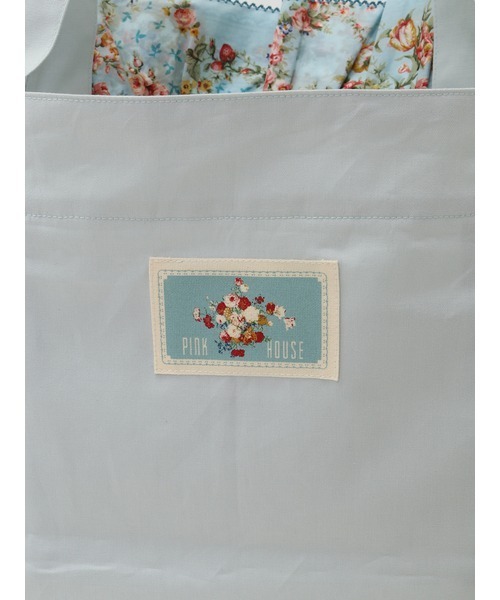 PINK HOUSE（ピンクハウス）の「壁紙模様プリントバッグ（トートバッグ・レディース・ブラック/ライトブルー/ピンク/キナリ/ミント/パープル・フリー）」の9枚目の写真