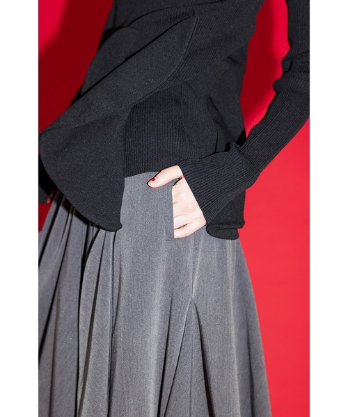 スカート OMMO CIRCLE LAYERED DOCKING SK OMMO ONLINE STORE / CIRCLE LAYERED DOCKING SK