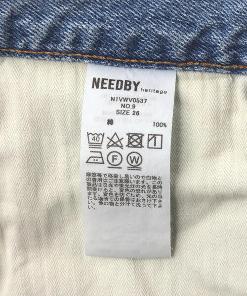 NEEDBY heritage(ニードバイヘリテージ)の「NEEDBY heritage(ニードバイヘリテージ)NO.9 vintageWIDE(デニムパンツ・レディース・その他35・26/23/24/25/27/28)」の4枚目の写真