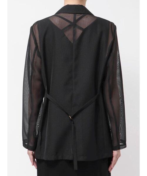 メッシュダブルテーラージャケット（テーラードジャケット