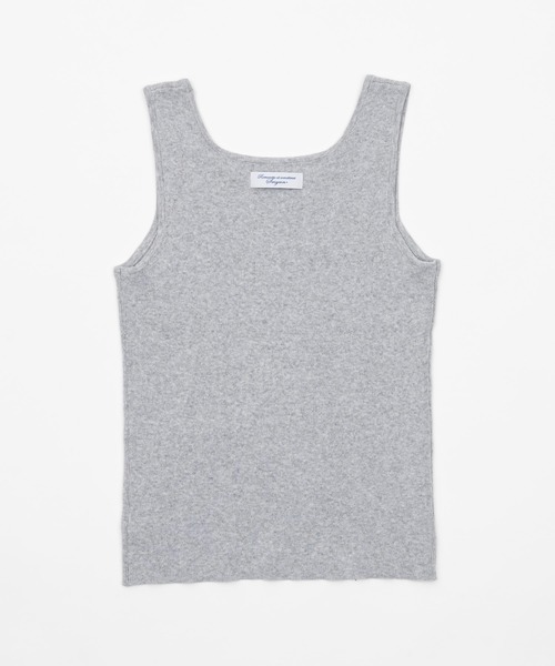 Scarf knit tanktop/スカーフ付きニットタンクトップ（タンク