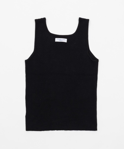 Scarf knit tanktop/スカーフ付きニットタンクトップ（タンク
