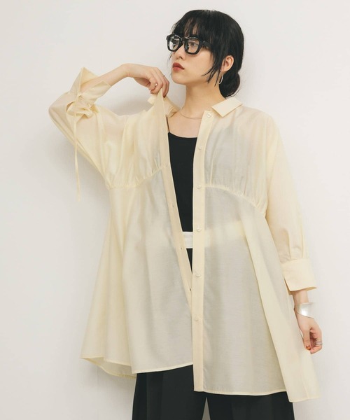SELF-PORTRAIT★ギャザー ミニ ワンピース★関税込み COEL Online Storeギャザーミニワンピース(36 ベージュ): DRESSES
