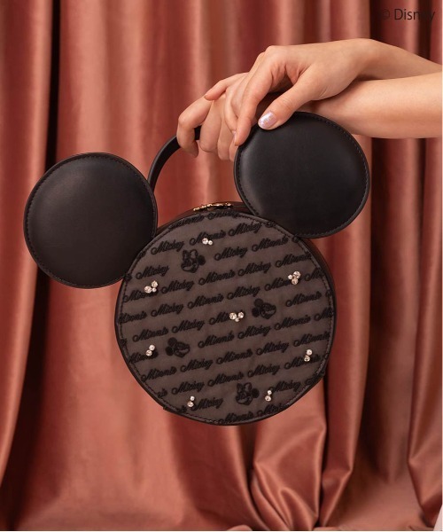 RANDA(ランダ)の「【Mickey&Minnie】/シアーデザインショルダーバッグ(ショルダーバッグ・レディース・ブラック/ピンク・FREE)」の8枚目の写真