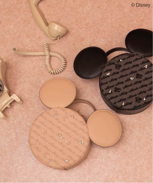 RANDA(ランダ)の「【Mickey&Minnie】/シアーデザインショルダーバッグ(ショルダーバッグ・レディース・ブラック/ピンク・FREE)」の9枚目の写真