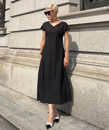 JENNE | ピンストライプ美シルエットワンピース(ワンピース)