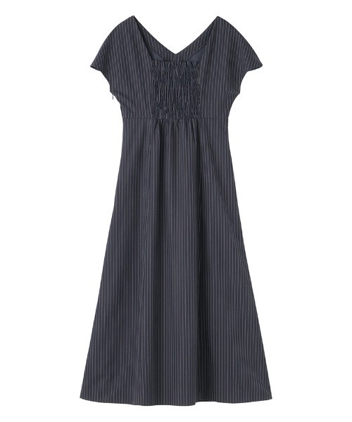 JENNE（ジェンヌ）の「ピンストライプ美シルエットワンピース（ワンピース・レディース・ネイビー/ブラック・LARGE/SMALL/MEDIUM）」の20枚目の写真