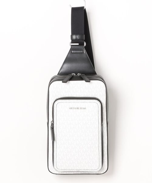 MICHAEL KORS(マイケルコース)の「COOPER コミューター スリングパック - MKシグネチャー(バックパック/リュック・メンズ・ホワイト系・FREE)」の7枚目の写真