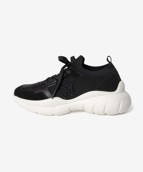 STUART WEITZMAN(スチュアートワイツマン)の「STUART WEITZMAN 5050 SNEAKER スチュアート・ワイツマン スニーカー スニーカー(スニーカー・レディース・ホワイト×グレー/ブラック/ホワイト・36/38/37)」の8枚目の写真