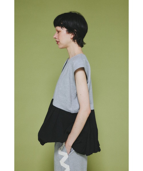 BALLOON ファッション Docking Balloon Hem T-shirt ドッキング