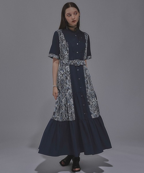 HARE（ハレ）の「ハイショクレースキリカエワンピース(HARE