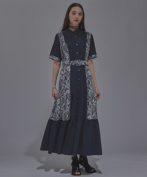 HARE（ハレ）の「ハイショクレースキリカエワンピース(HARE