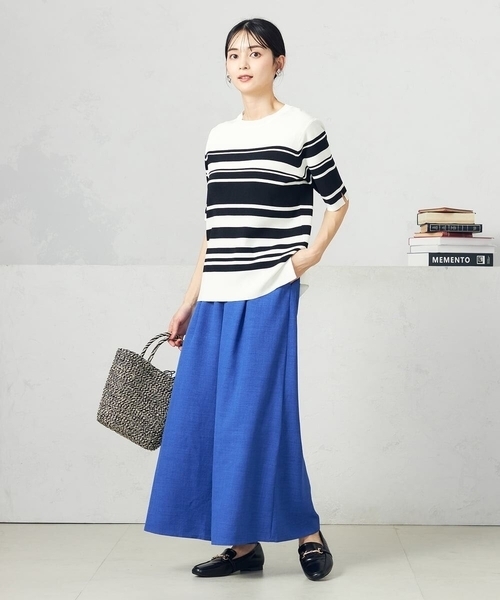 a.v.v(アーヴェヴェ)の「メタリックカゴバッグ(かごバッグ・レディース・アイボリー/ブラック/シルバー・38)」の13枚目の写真