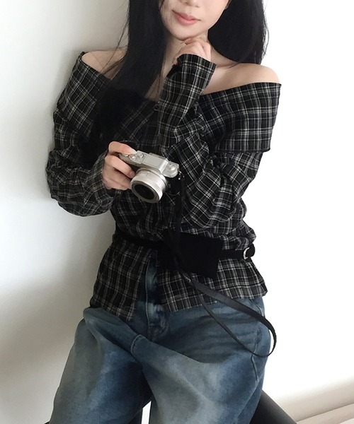 今期 &ellecy ドール シャツ 今期 &ellecy ドール シャツ