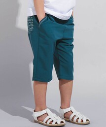 BeBe | 【WEB限定】ツイルストレッチポケットロゴプリントハーフパンツ(100~140cm)(その他パンツ)