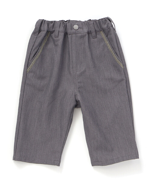 BeBe（ベベ）の「【WEB限定】ツイルストレッチポケットロゴプリントハーフパンツ(100~140cm)（その他パンツ・キッズ・グリーン/グレー・130cm/120cm/110cm/140cm/100cm）」の10枚目の写真