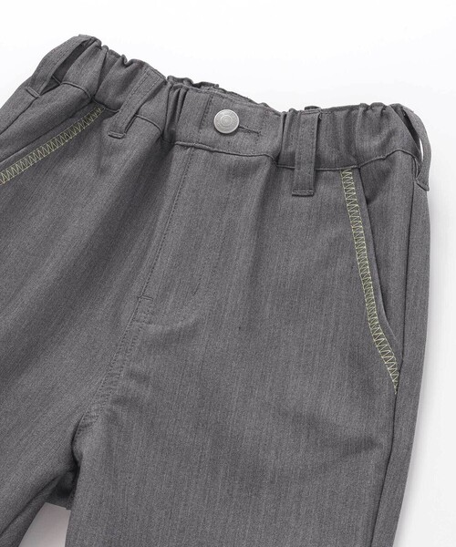 BeBe（ベベ）の「【WEB限定】ツイルストレッチポケットロゴプリントハーフパンツ(100~140cm)（その他パンツ・キッズ・グリーン/グレー・130cm/120cm/110cm/140cm/100cm）」の12枚目の写真