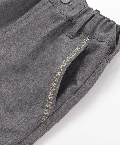 BeBe（ベベ）の「【WEB限定】ツイルストレッチポケットロゴプリントハーフパンツ(100~140cm)（その他パンツ・キッズ・グリーン/グレー・130cm/120cm/110cm/140cm/100cm）」の13枚目の写真