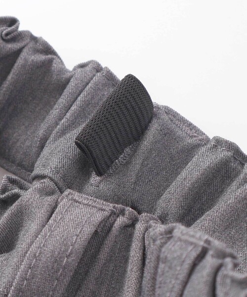 BeBe（ベベ）の「【WEB限定】ツイルストレッチポケットロゴプリントハーフパンツ(100~140cm)（その他パンツ・キッズ・グリーン/グレー・130cm/120cm/110cm/140cm/100cm）」の16枚目の写真