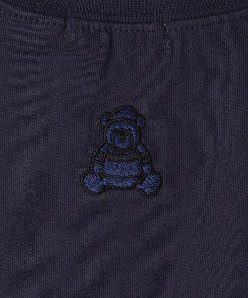 Dessin(デッサン)の「【リンクコーデ】ベアポイントTシャツ(Tシャツ/カットソー・キッズ・ホワイト/ネイビー・14/11/10/12/13)」の10枚目の写真