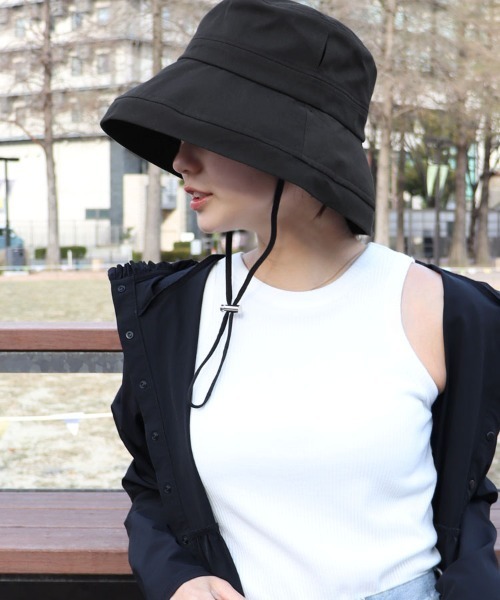 DONOBAN(ドノバン)の「UV遮熱ハット(ハット・レディース・ブラック/ライトベージュ・ONE)」の19枚目の写真