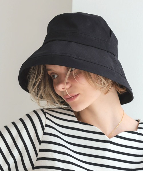 DONOBAN(ドノバン)の「UV遮熱ハット(ハット・レディース・ブラック/ライトベージュ・ONE)」の4枚目の写真