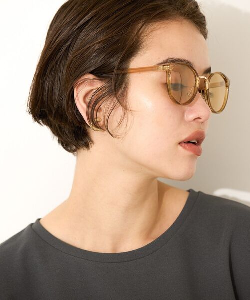 AMERICAN HOLIC（アメリカンホリック）の「ブリッジメタルグラス（調光・偏光レンズ）（サングラス・レディース・ベージュ/ブラック・FREE）」の10枚目の写真