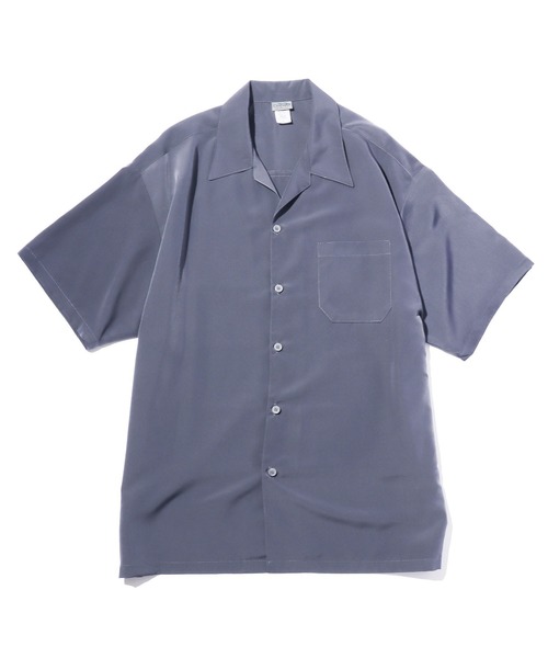 Cal Top（キャルトップ）の「CALTOP/キャルトップ CALTOP OPEN COLLER S/S SHIRT オープンカラー 開襟シャツ オーバーサイズ 半袖（シャツ/ブラウス・メンズ・ブラック/グレー/ネイビー・M/L）」の3枚目の写真
