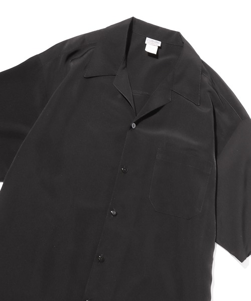 Cal Top（キャルトップ）の「CALTOP/キャルトップ CALTOP OPEN COLLER S/S SHIRT オープンカラー 開襟シャツ オーバーサイズ 半袖（シャツ/ブラウス・メンズ・ブラック/グレー/ネイビー・M/L）」の2枚目の写真