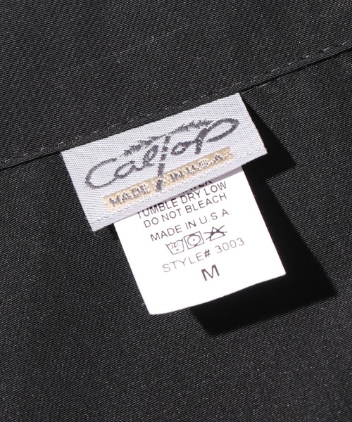 Cal Top（キャルトップ）の「CALTOP/キャルトップ CALTOP OPEN COLLER S/S SHIRT オープンカラー 開襟シャツ オーバーサイズ 半袖（シャツ/ブラウス・メンズ・ブラック/グレー/ネイビー・M/L）」の9枚目の写真