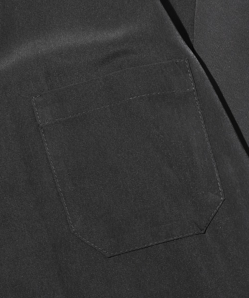 Cal Top（キャルトップ）の「CALTOP/キャルトップ CALTOP OPEN COLLER S/S SHIRT オープンカラー 開襟シャツ オーバーサイズ 半袖（シャツ/ブラウス・メンズ・ブラック/グレー/ネイビー・M/L）」の8枚目の写真