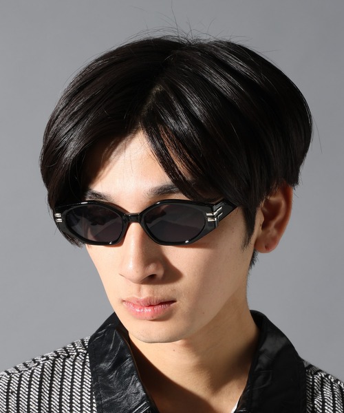 LAND MUSEUM（ランドミュージアム）の「LAND MUSEUM／カーブエンドグラス（サングラス・メンズ・ブラック・FREE）」の8枚目の写真