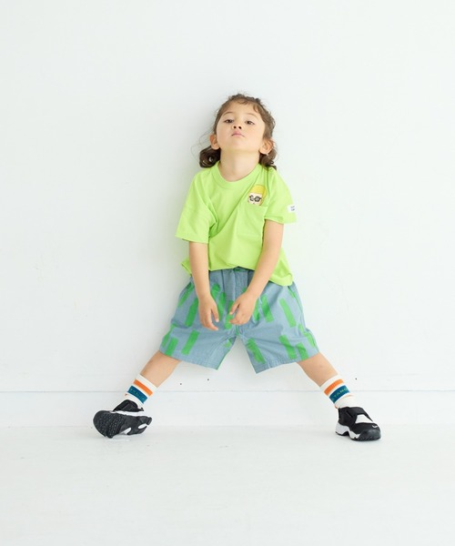 MARKEY'S(マーキーズ)の「ポケットひょっこりTシャツ(Tシャツ/カットソー・キッズ・ブラック/ブルー/オフホワイト/ライトグリーン・L/M/S/XS/LL)」の7枚目の写真