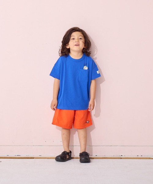 MARKEY'S(マーキーズ)の「ポケットひょっこりTシャツ(Tシャツ/カットソー・キッズ・ブラック/ブルー/オフホワイト/ライトグリーン・L/M/S/XS/LL)」の22枚目の写真