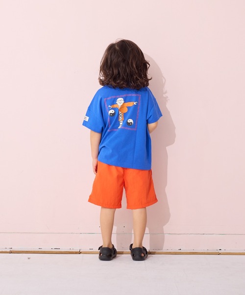 MARKEY'S(マーキーズ)の「ポケットひょっこりTシャツ(Tシャツ/カットソー・キッズ・ブラック/ブルー/オフホワイト/ライトグリーン・L/M/S/XS/LL)」の20枚目の写真