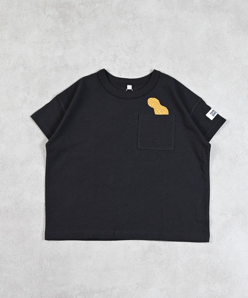 MARKEY'S(マーキーズ)の「ポケットひょっこりTシャツ(Tシャツ/カットソー・キッズ・ブラック/ブルー/オフホワイト/ライトグリーン・L/M/S/XS/LL)」の16枚目の写真