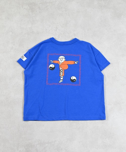MARKEY'S(マーキーズ)の「ポケットひょっこりTシャツ(Tシャツ/カットソー・キッズ・ブラック/ブルー/オフホワイト/ライトグリーン・L/M/S/XS/LL)」の13枚目の写真