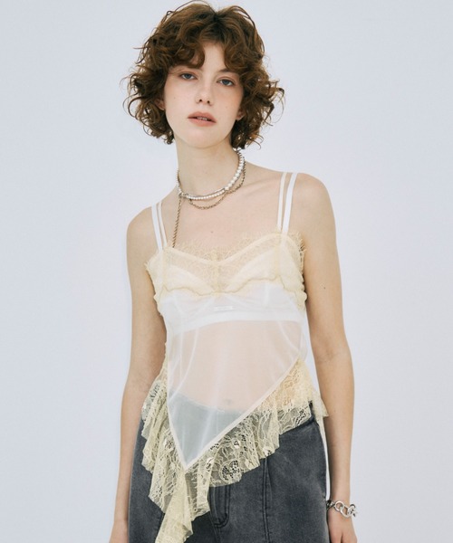 セール】LACE TRIM CAMI/レーストリムキャミ（キャミソール）｜JOSE