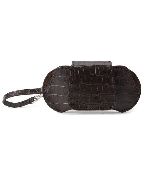 TOFF&LOADSTONE(トフアンドロードストーン)の「Eyewear case with strap croco(アイウェアケース with ストラップ クロコ)(その他・レディース・アイボリー/ダークブラウン・00)」の2枚目の写真