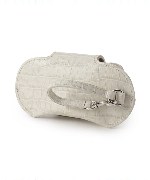 TOFF&LOADSTONE(トフアンドロードストーン)の「Eyewear case with strap croco(アイウェアケース with ストラップ クロコ)(その他・レディース・アイボリー/ダークブラウン・00)」の18枚目の写真