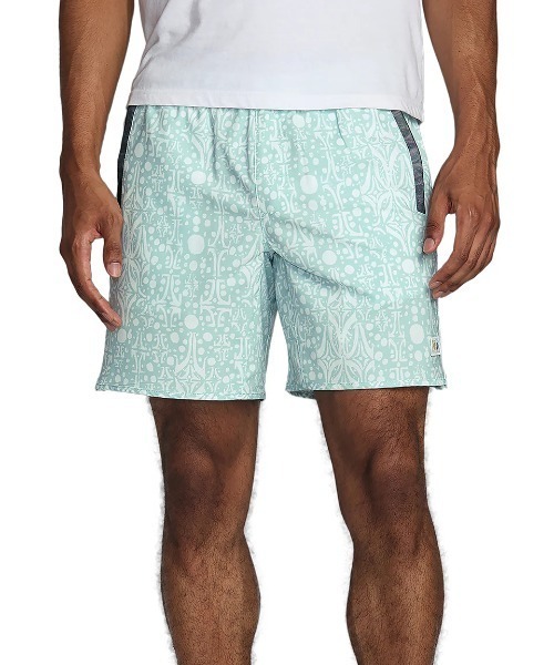 RVCA（ルーカ）の「RVCA メンズ 【RICH JACOBS】 RICH JACOBS YOGGER STRETCH 17 ショートパンツ 【2025年夏モデル】/ルーカ水陸両用ウエストゴムナイロンパンツ（その他パンツ・メンズ・グリーン系その他・LARGE/X-LARGE/MEDIUM/SMALL）」の2枚目の写真