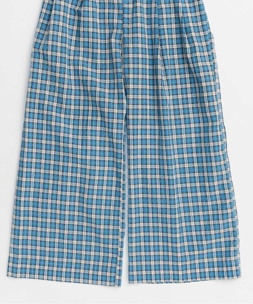 定価14850メゾンスペシャル今季完売品Multi PlaidEasyPants Multi Plaid Easy Pants/マルチチェックイージーパンツ【MAISON