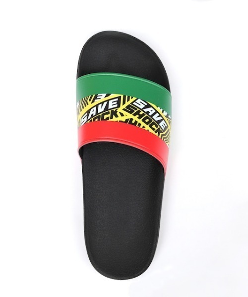 ROOPTOKYO（ループトウキョウ）の「SAVE SHOCK/セーブショック RASTA SHOWER SANDAL サンダル（サンダル・メンズ・ブラック・24cm/27cm/29cm）」の3枚目の写真