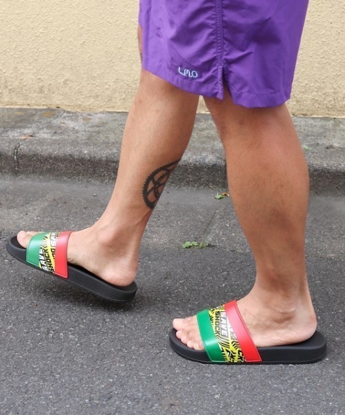 ROOPTOKYO（ループトウキョウ）の「SAVE SHOCK/セーブショック RASTA SHOWER SANDAL サンダル（サンダル・メンズ・ブラック・24cm/27cm/29cm）」の8枚目の写真
